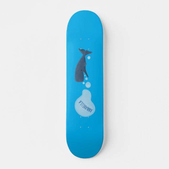 Skateboard Personalizado de burbujas de esperma de esperma (Anverso )
