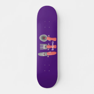 Skateboard Personalizado de cubertería de bifurcación y cucha