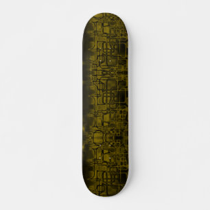 Skateboard Personalizado de elementos de ciborg de oro cero P