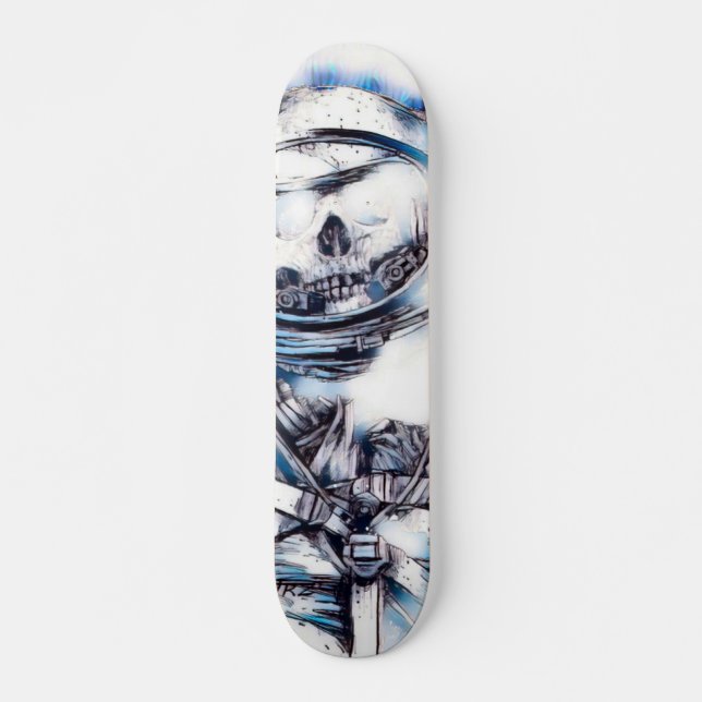 Skateboard Personalizado de elementos del hombre muerto cero  (Anverso )