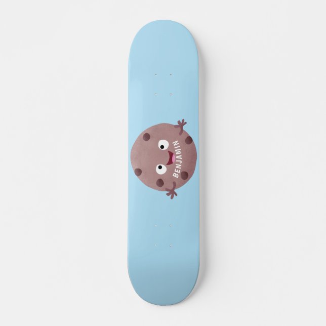 Skateboard Personalizado de galleta de chocolate inteligente (Anverso )