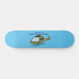 Skateboard Personalizado de helicópteros de camoflage del ejé