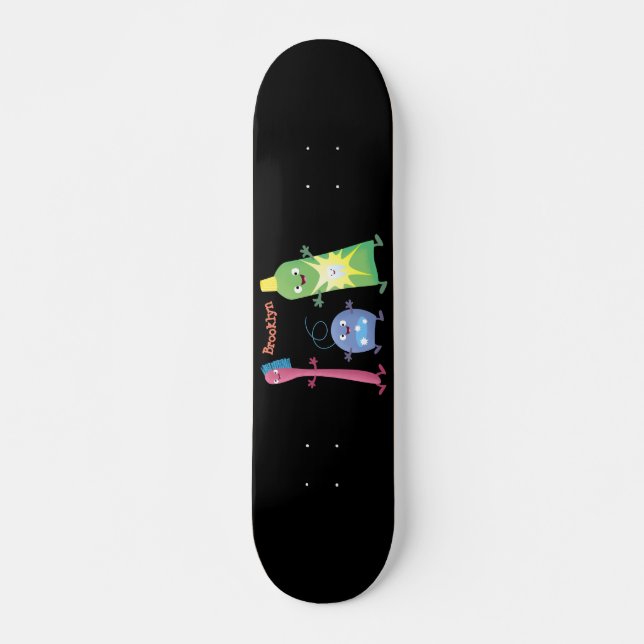 Skateboard Personalizado de hilo dental de cepillo de dientes (Anverso )