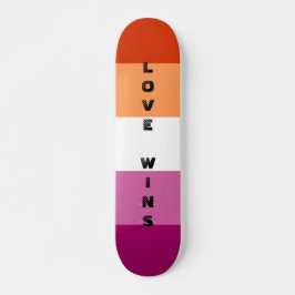 Skateboard PERSONALIZADO de la bandera del orgullo lúdico LGB