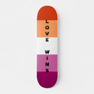 Skateboard PERSONALIZADO de la bandera del orgullo lúdico LGB