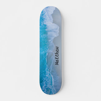 Skateboard personalizado de las olas de los océano
