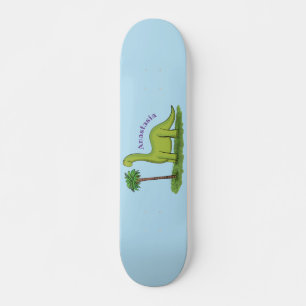 Skateboard Personalizado de los dinosaurios de brontosauro ve