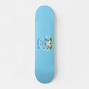 Skateboard Personalizado de ovejas y mariposas