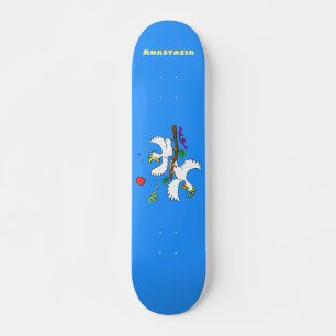 Skateboard Personalizado de pájaros de cacatúa graciosa