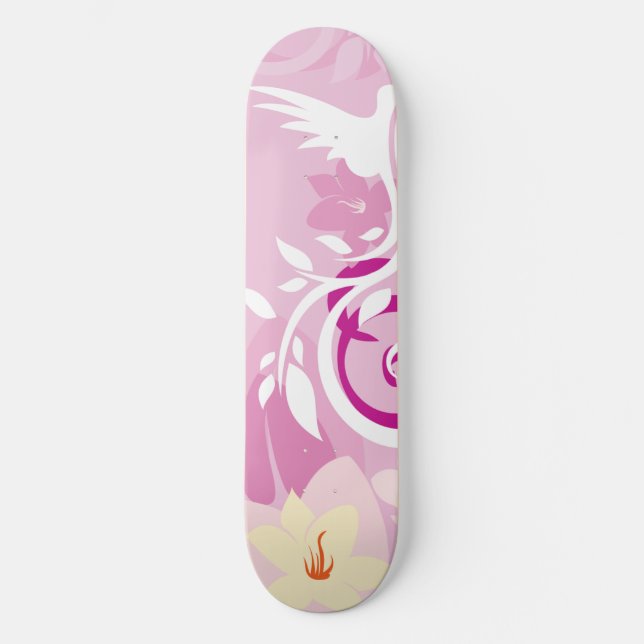 Skateboard Personalizado de patinaje para nuevos Chicas con g (Anverso)