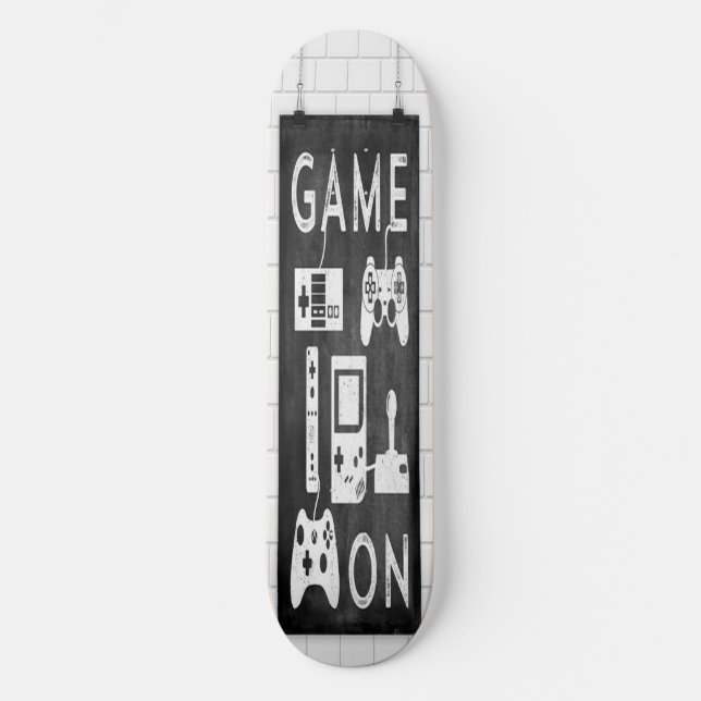 Skateboard Personalizado de piloto de gama dura de juego urba (Anverso)