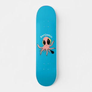 Skateboard Personalizado de pulpo para bebés, dulce y descara