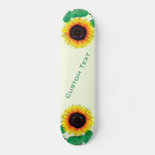 Skateboard personalizado de texto y colores con gi