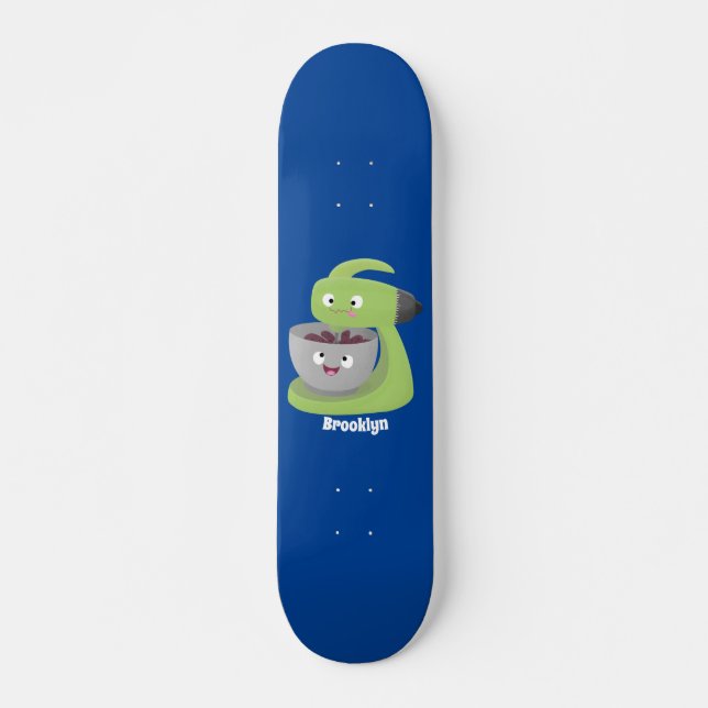 Skateboard Personalizado de utensilios de cocina para mezclad (Anverso )