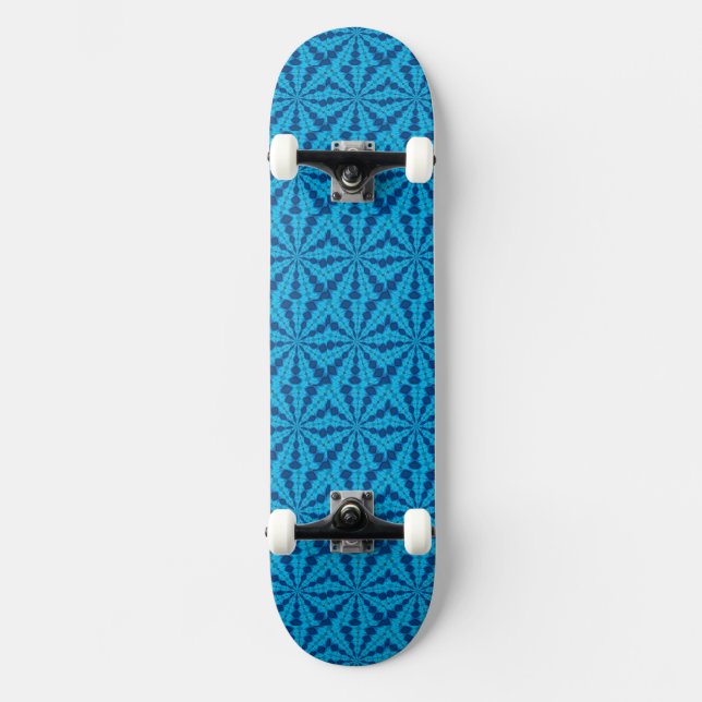 Skateboard Personalizado de vértigo azul Nexus Signature Pro  (Anverso)