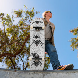 Skateboard Personalizado divertida Black Spider Halloween Bla