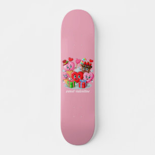 Skateboard Personalizado el día de San Valentín de amigos de 