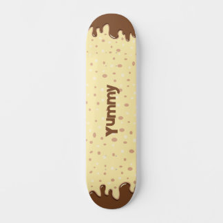 Skateboard Personalizado goteando pastel con el nombre