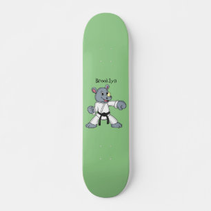 Skateboard Personalizado lindo rhino kung fu personalizado