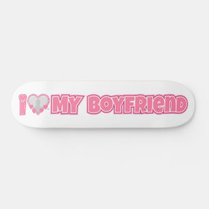 Skateboard Personalizado Me Encanta Mi Novio - Añadir Foto Y 