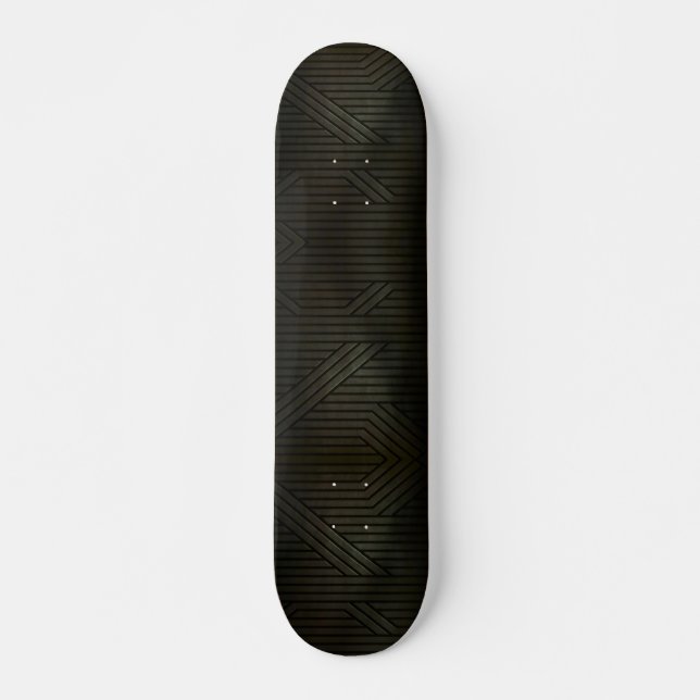 Skateboard Personalizado Metalizado urbano fuerte Pro Grunge  (Anverso )