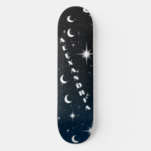 Skateboard Personalizado Modelo de espacio abstracto Añadir s