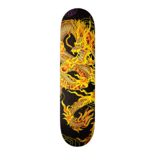 Skateboard Personalizado Pro del elemento Dragon del emperado