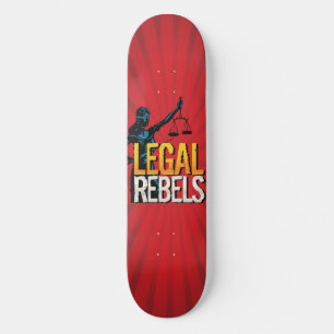 Skateboard Personalizado Rebeldes legales Starburst Skateboar