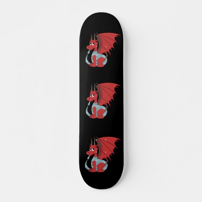 Skateboard Personalizado Red Dragon (Anverso )
