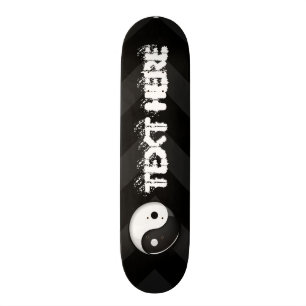 Skateboard Personalizado redondo brillante del símbolo de Yi