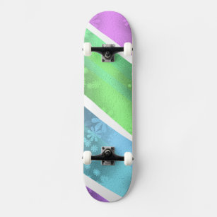 Skateboard personalizado simple de color sólido mínimo person