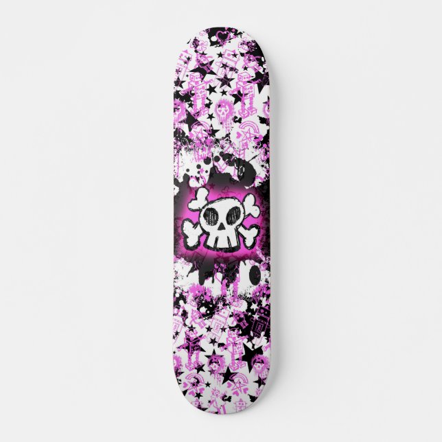 Skateboard personalizado Skull (Anverso )