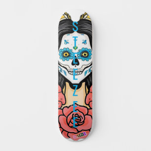 Skateboard Personalizado Steezee Sugar Skull Face Paint