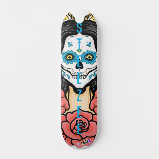 Skateboard Personalizado Steezee Sugar Skull Face Paint