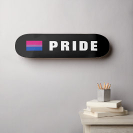 Skateboard Personalizado Texto Bandera del Orgullo Arcoiris L