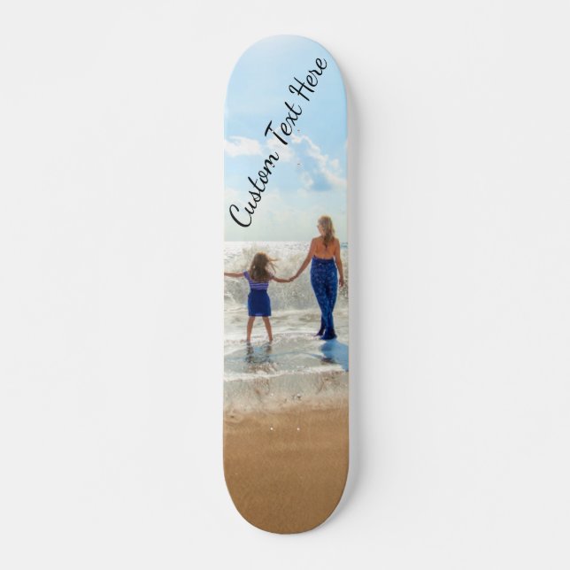 Skateboard Personalizado tu placa de diseño fotográfico con t (Anverso )