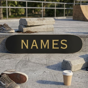 Skateboard Personalizados con apellido o apodo en ellos