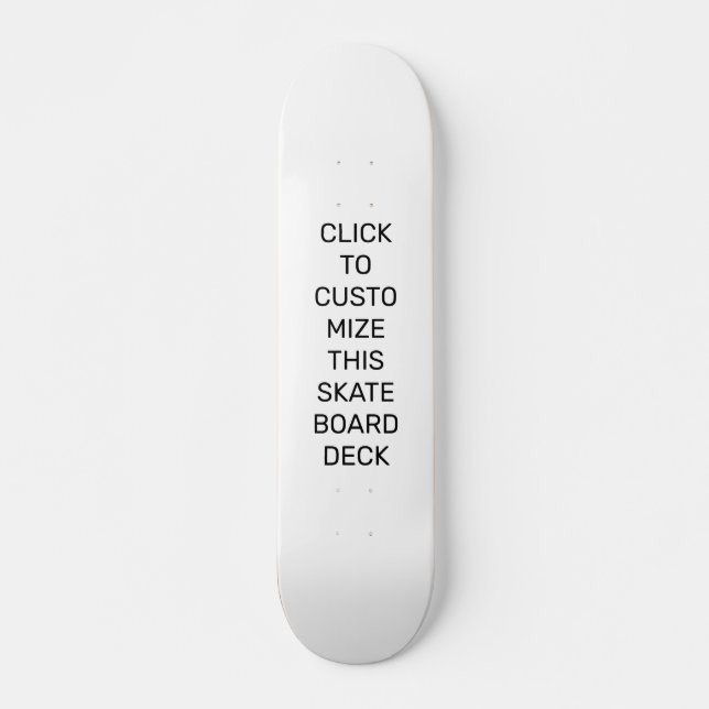 SKATEBOARD PERSONALIZAR ESTE CUADRO DE PATINAJE (Anverso )