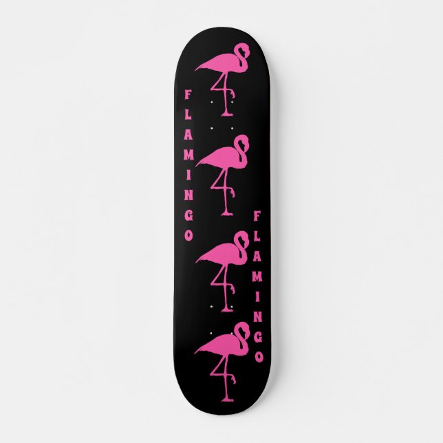 Skateboard Personalizar Flamingo Rosa (Anverso )