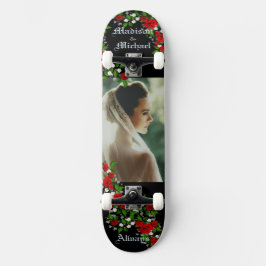 Skateboard Personalizar nombres y grandes manos fotográficas