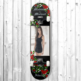 Skateboard Personalizar nombres y grandes manos fotográficas