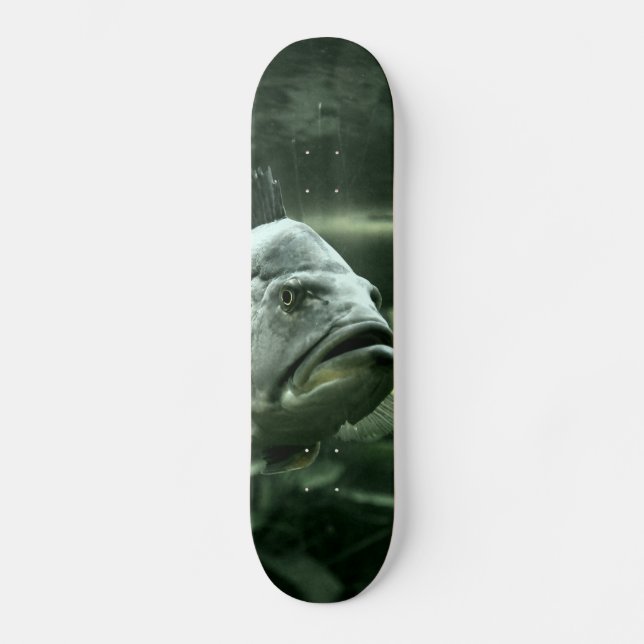 Skateboard Pescado acuario feo (Anverso)