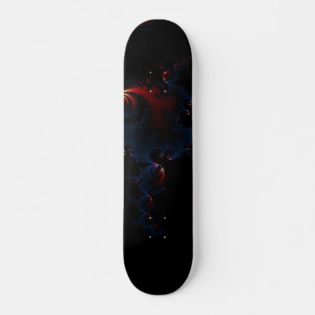 Skateboard Pescado: arte fractal (Anverso )