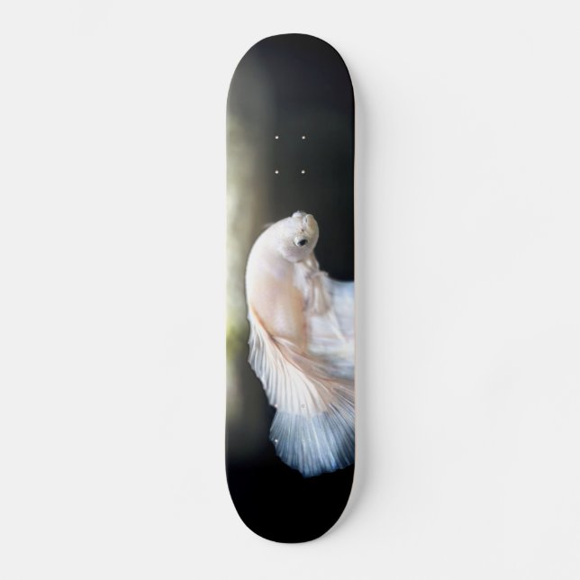 Skateboard Pescado blanco siamés (Anverso)
