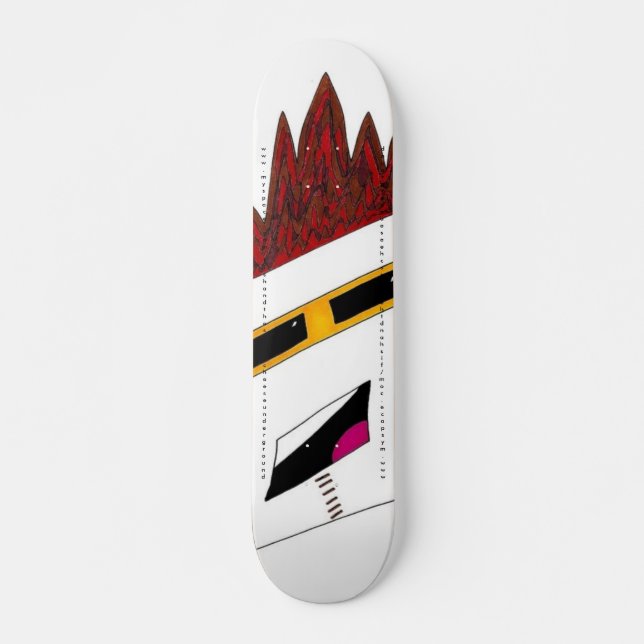 Skateboard Pescados contra. El Godzilla poderoso (Anverso )