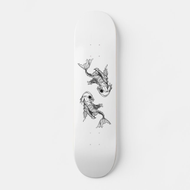 Skateboard Pescados muertos (Anverso)