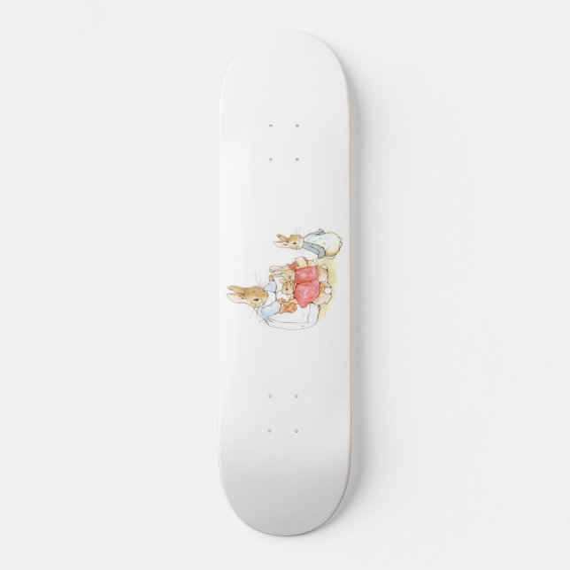 Skateboard Peter Rabbit y sus hermanas (por Beatrix Potter) (Anverso)