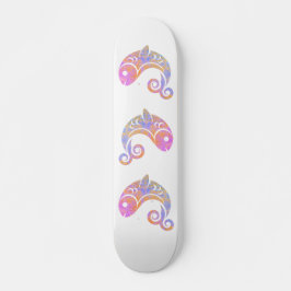 Skateboard pez arcoíris
