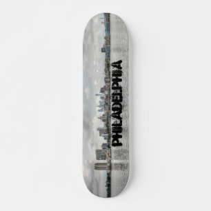 Skateboard Philly Skyline