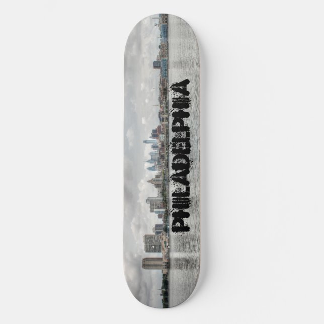 Skateboard Philly Skyline (Anverso)